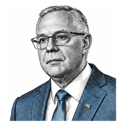 Woodcut portrait of Lorne Doerkson