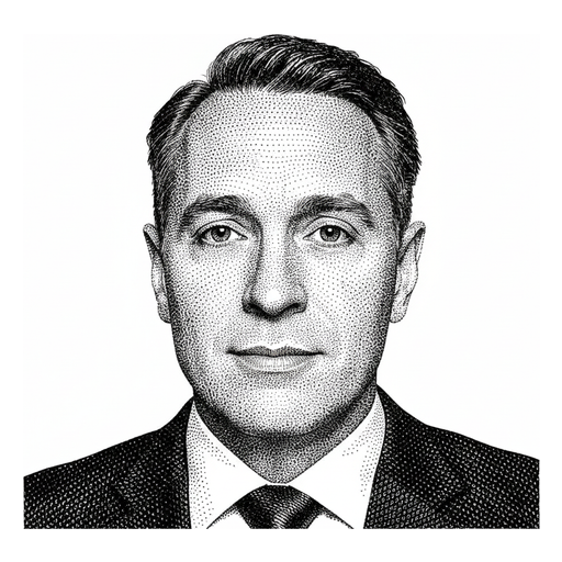 Woodcut portrait of Thomas Buberl